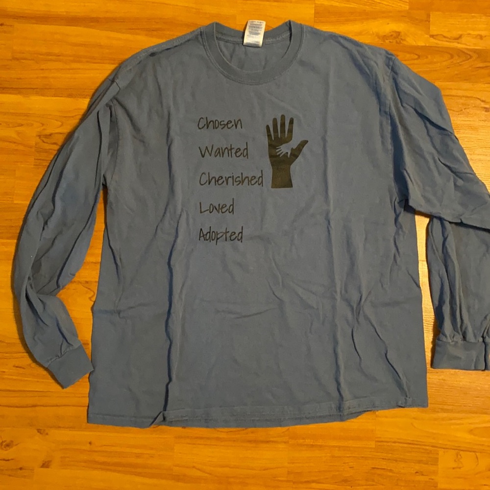 Adoption long sleeve tee